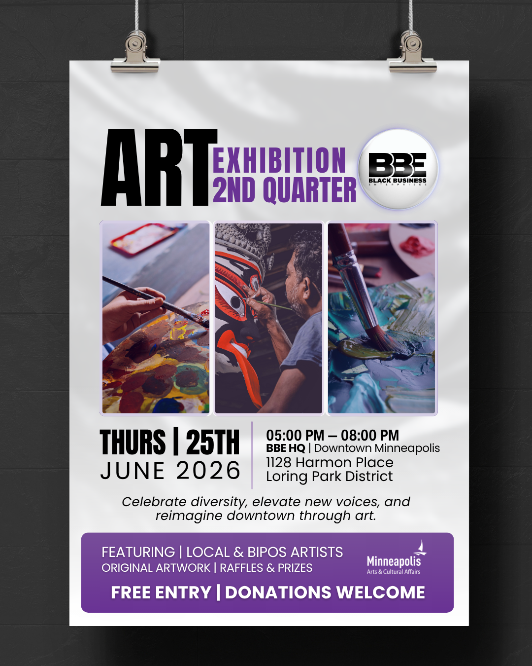 2nd Annual Artist Exhibition – June 25, 2026